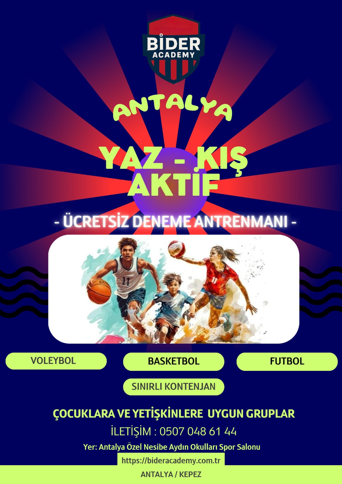 Bider Academy ile Spora Dinamik Bir Başlangıç !